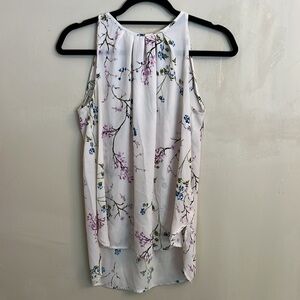 Carolina Belle Floral Sleeveless Blouse Size M